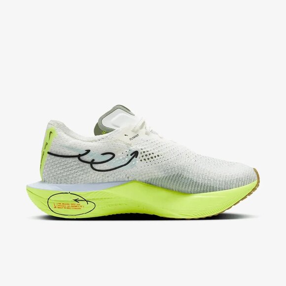 Nike ZoomX Vaporfly Next% 3 - Size 13 Men Running Shoes Sail Volt HQ3450-147 NEW main image 8